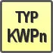 Piktogram - Typ: KWPn